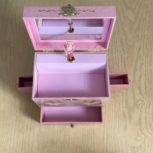 swan lake music jewelry box in good condition